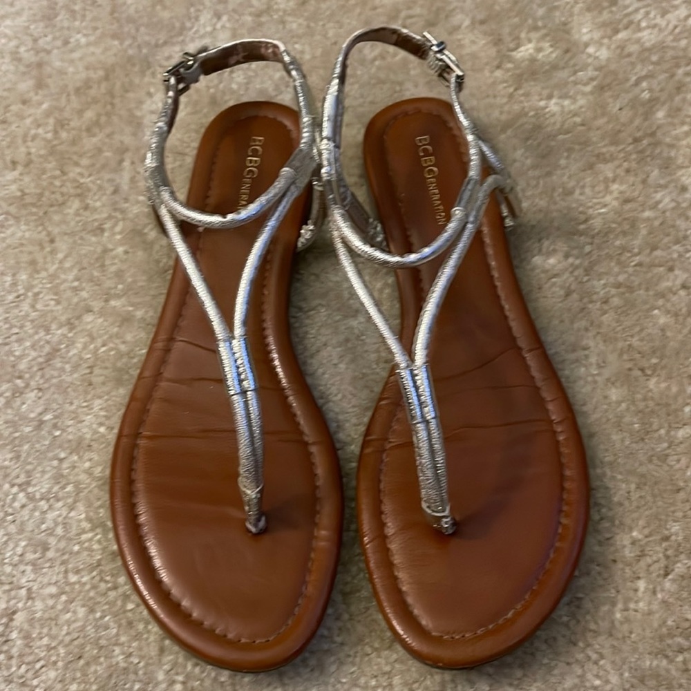 BCBGeneration Sandals Size 9.5 Color Gold